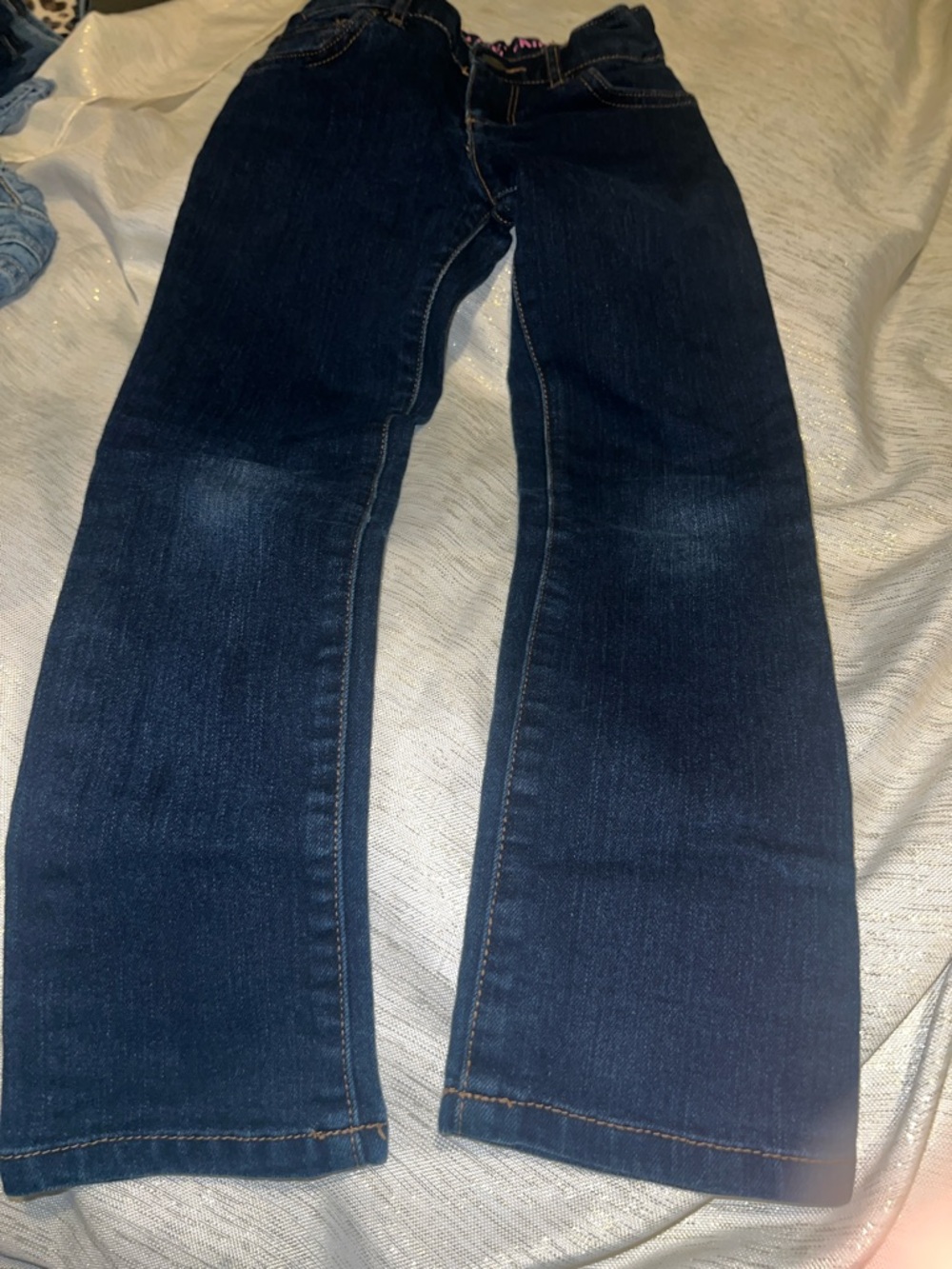Place girlDark Blue Straight-Leg Jeans